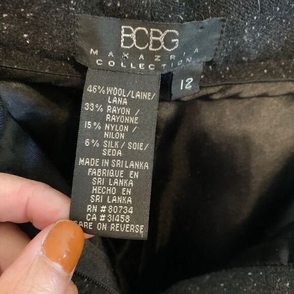 💕3 for $15💕 BCBG Maxazria Collection Wool Trousers - Picture 6 of 9